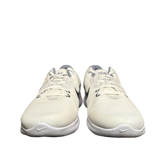 Nike Flex Men’s White and Worn Blue Sneaker New - Picture 5 of 6